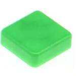 Cap voor 12x12 micro drukknop schakelaar vierkant Groen